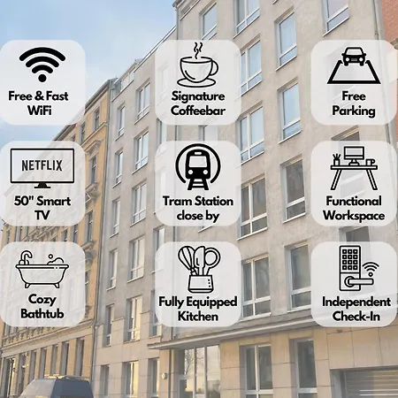 Design Daisy - Modern, Zentral, Kaffeebar Apartmán *